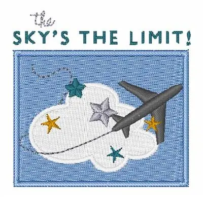 Hot Picks Skys The Limit Embroidery Design