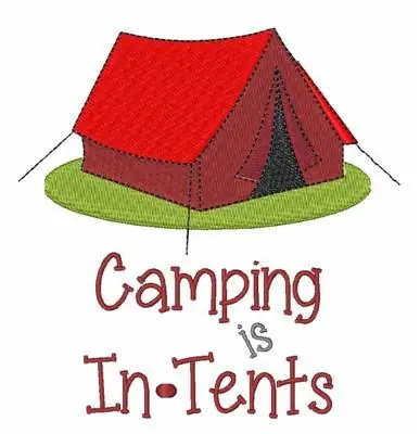 Shop Now Camping In Tents Embroidery Design