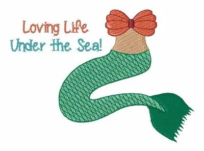 Life Under Sea Embroidery Design Worldwide Shipping