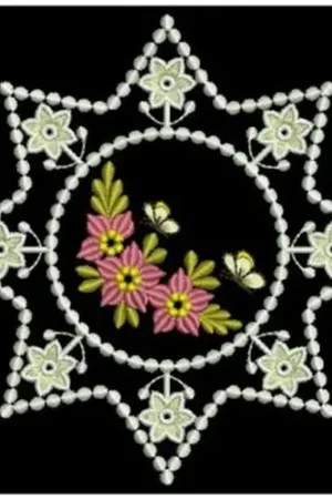Candlewick Butterflies Embroidery Design Price Drop