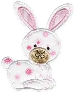 Direct From Factory Sweet Applique Rabbit Embroidery Design