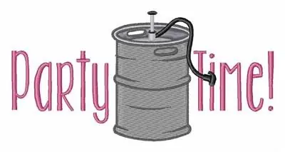 Party Time Embroidery Design One Day Deal