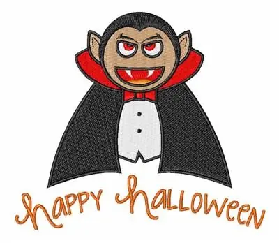 Happy Halloween Embroidery Design Free Shipping
