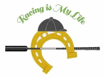 Racing Is Life Embroidery Design Best Seller