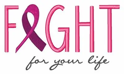 Fight For Life Embroidery Design Limited Edition