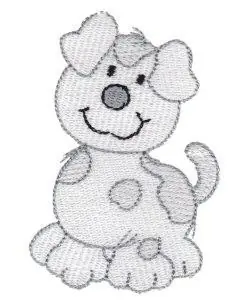 New Release Cartoon Puppy Dog Embroidery Design