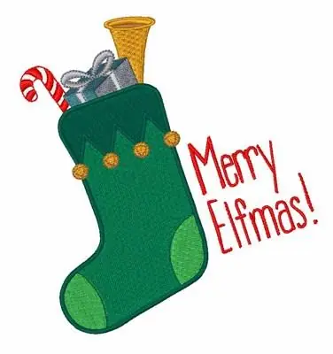 Merry Elfmas Embroidery Design Deal