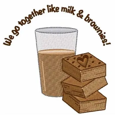 Last Chance Milk & Brownies Embroidery Design