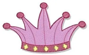 Place Order Happily Ever After Crown Embroidery Design
