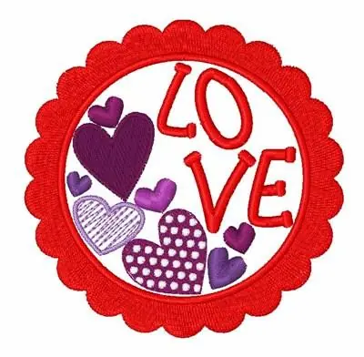 Love Hearts Embroidery Design Best Choice