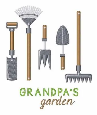 Grandpas Garden Embroidery Design Low Price