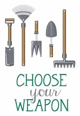 Must Have Choose Your Weapon Embroidery Design