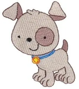 Grab Now Sweet Puppy Embroidery Design