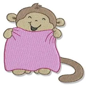 Happy Monkey Embroidery Design Holiday Sale