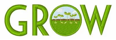 Must Have Grow Plants Embroidery Design