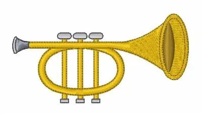 Trumpet Embroidery Design Limited Edition