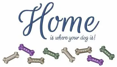 Factory Price Where Dog Is Embroidery Design
