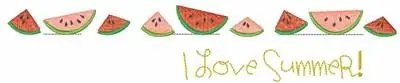 Love Summer Embroidery Design Bargain
