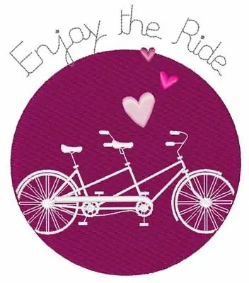 Enjoy The Ride Embroidery Design Budget