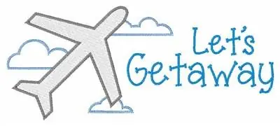 Lets Getaway Embroidery Design In Demand
