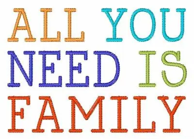 Limited Time You Need Family Embroidery Design