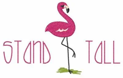 Stand Tall Embroidery Design Instant Buy
