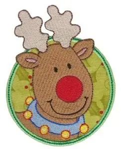 Christmas Reindeer Embroidery Design Trusted Brand