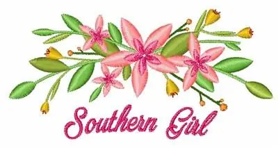 Southern Girl Embroidery Design Limited Time