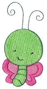 Today Only Spring Butterfly Embroidery Design
