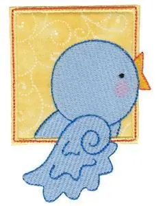 Holiday Sale Blue Bird Embroidery Design