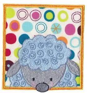 Popular Sheep Embroidery Design