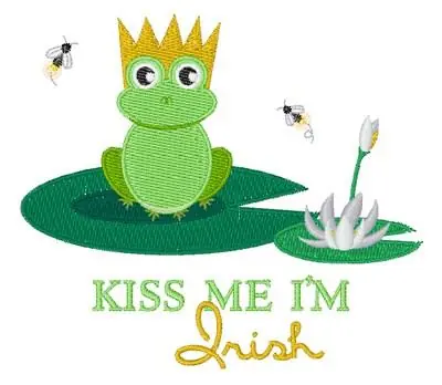 Best Price Kiss Me Im Irish Embroidery Design