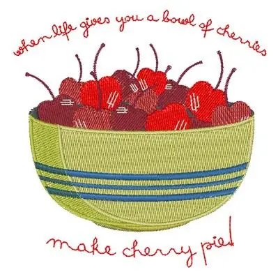 Hassle-Free Returns Make Cherry Pie Embroidery Design