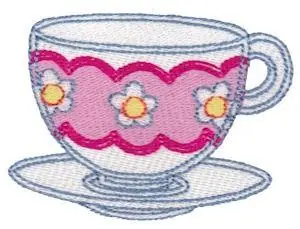 Time for Tea Embroidery Design Best Choice