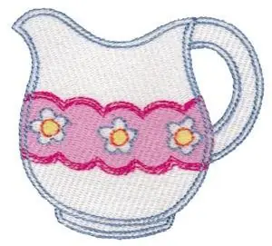Special Offer Time for Tea Embroidery Design