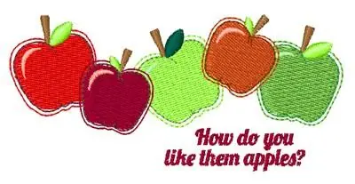 Like Them Apples? Embroidery Design Bargain