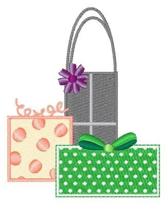 Must Have Gift Boxes Embroidery Design