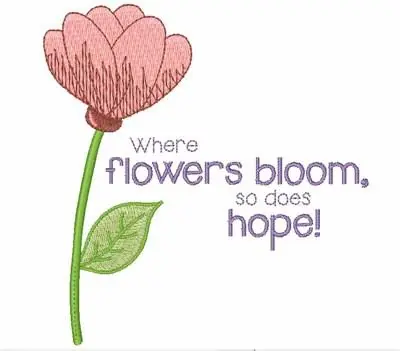 Flowers Bloom Embroidery Design New Arrival