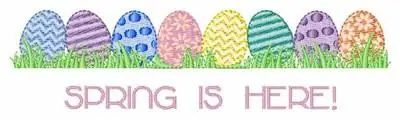 Must Have Spring Is Here Embroidery Design