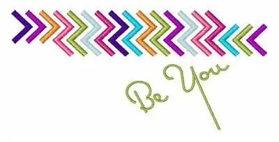 Discount Be You Embroidery Design
