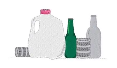 Recycle Containers Embroidery Design Top Pick