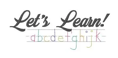 Clearance Lets Learn Embroidery Design