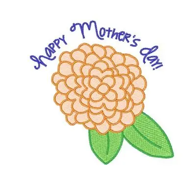 Happy Mothers Day Embroidery Design Popular