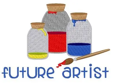 Future Artist Embroidery Design Grab Now
