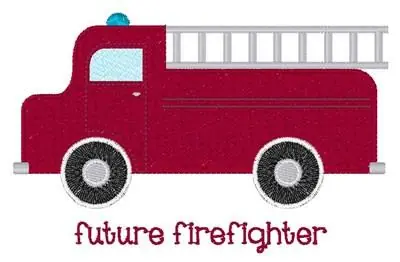 Future Firefighter Embroidery Design Final Sale