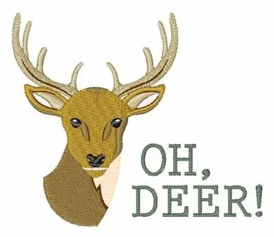 Free Returns Oh, Deer! Embroidery Design