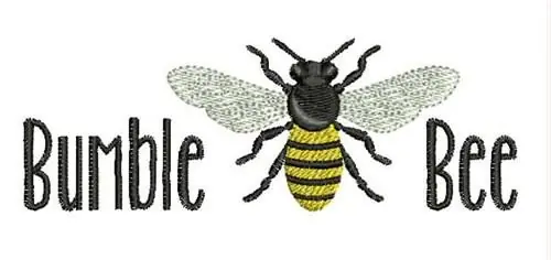 Bumble Bee Embroidery Design Limited Offer
