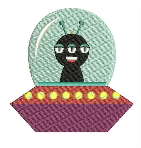 Flash Sale Alien Embroidery Design