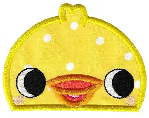 Boy Duck Topper Embroidery Design No Minimum Order