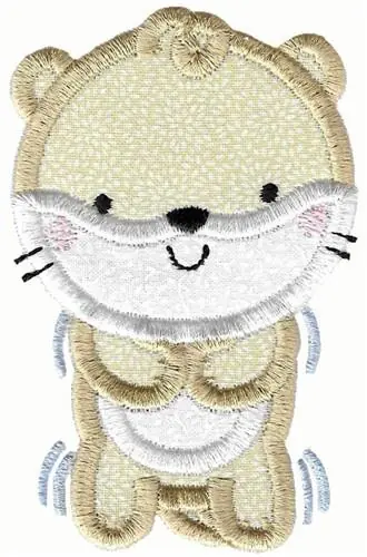 Big Sale Otters Applique Embroidery Design